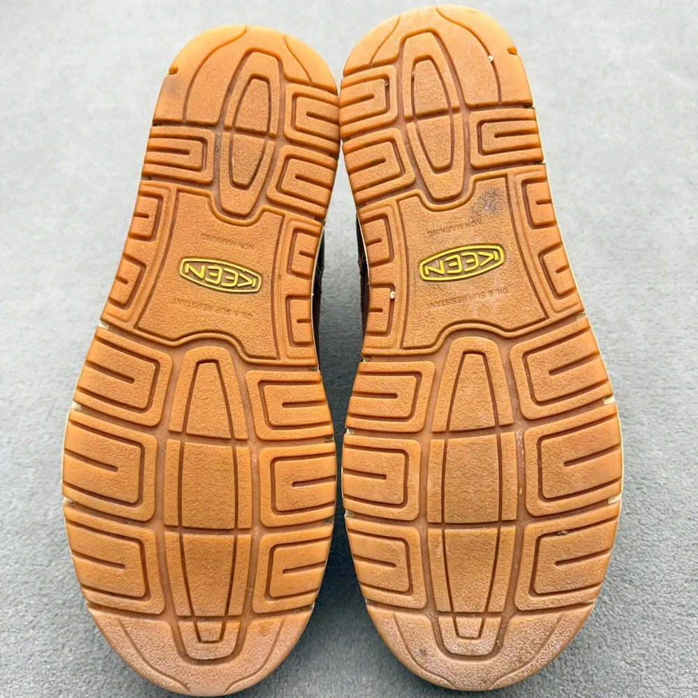 Keen Utility San Jose Steel Toe Work Boots Mens 11D Brown Leather 1020053